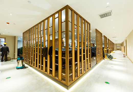 運城橄欖城鋁屏風