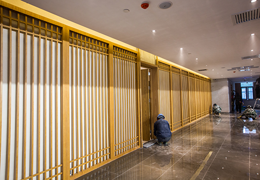 運城橄欖城鋁屏風